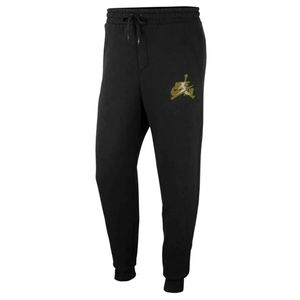 Jordan Black and Gold Sweatpants